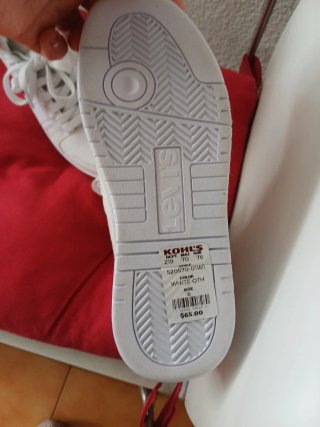Zapatillas Levis Blancas