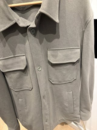 Sobrecamisa Zara Hombre Talla XL Verde Oliva
