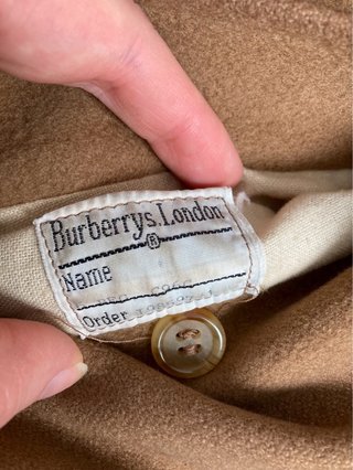 Cappotto Burberrys vintage beige