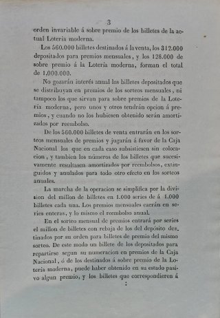 Caja Nacional de Loterías - Abril 1844