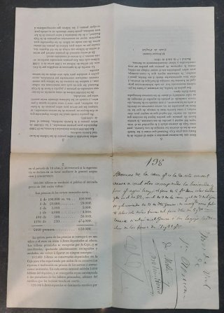 Caja Nacional de Loterías - Abril 1844