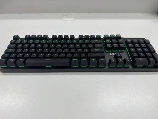 Teclado Mecánico Negro/Rojo RGB