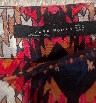 Shorts de Zara, con estampado étnico.