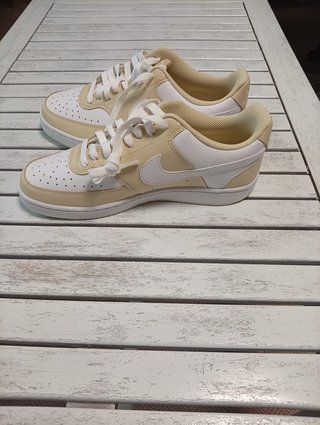 Nike Court Vision Lo Beige/Blanco