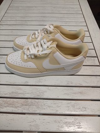 Nike Court Vision Lo Beige/Blanco