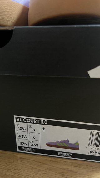 Zapatillas Adidas VL Court 3.0 Lila/Verde