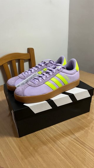 Zapatillas Adidas VL Court 3.0 Lila/Verde