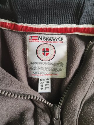 Sudadera Geographical Norway con capucha