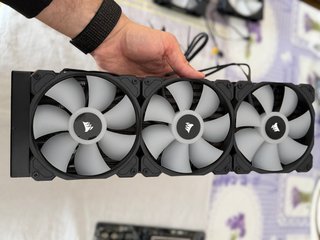 Placa Base + CPU + Refrigeración Líquida + Ventila