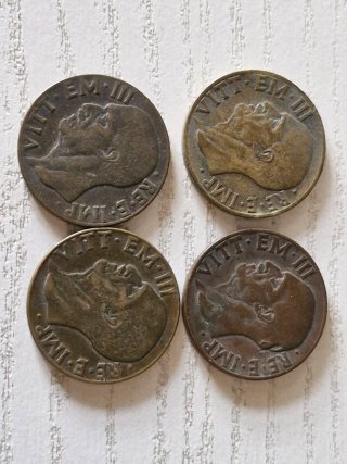 4 Monete 10 Centesimi Italia