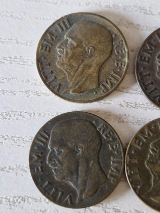 4 Monete 10 Centesimi Italia
