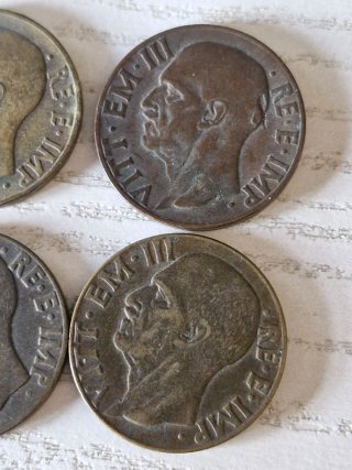 4 Monete 10 Centesimi Italia