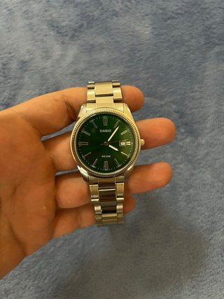 Casio Esfera Green & Steel