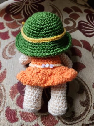 Muñeca Brujita Crochet Hecha a Mano