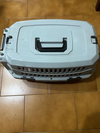 Trasportino per cani grigio