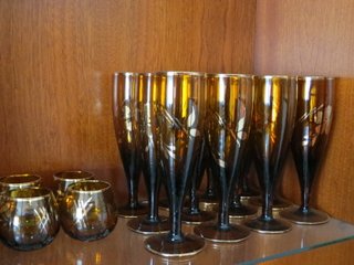 Copas Vasos y Botella
