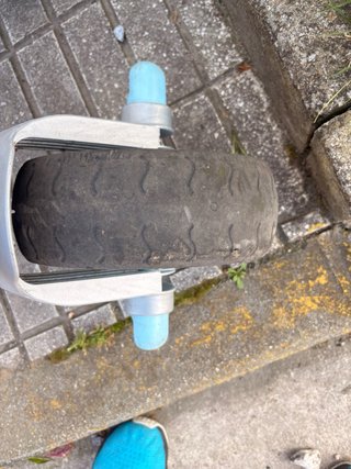 Bici de aprendizaje infantil azul