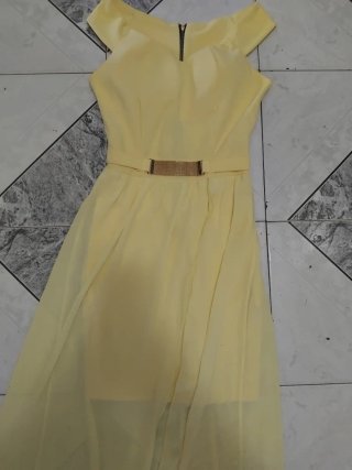 Abito da sera giallo