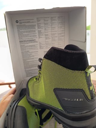Botas de trabajo Gold-Fortis negras y verdes