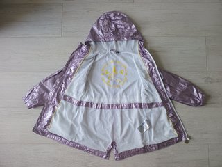 Chaqueta C&A niña plata brillante