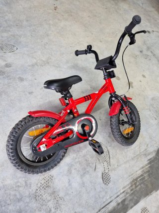 Bicicleta infantil roja 12 pulgadas 3 o 4 años