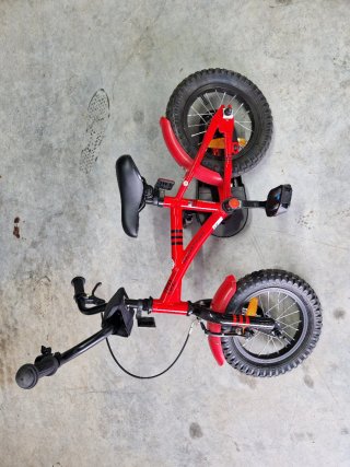 Bicicleta infantil roja 12 pulgadas 3 o 4 años