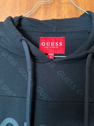 Sudadera Guess Negra Hombre