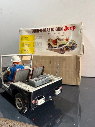 Jeep Policía Turn-O-Matic Caja Original