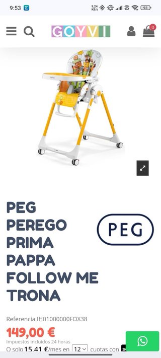 Trona de bebé con estampado infantil NEGOCIABLE!!!