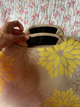 Funda bandolera para portátil floral