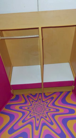 Barbie PARZIALE camera da letto del 1975