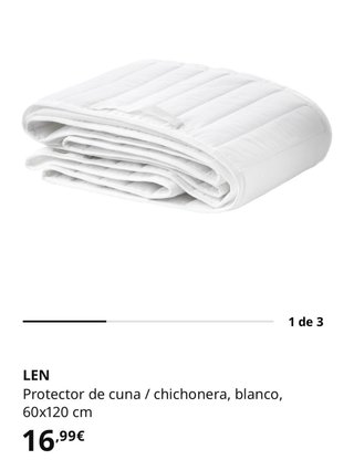 Cuna de bebé blanca
