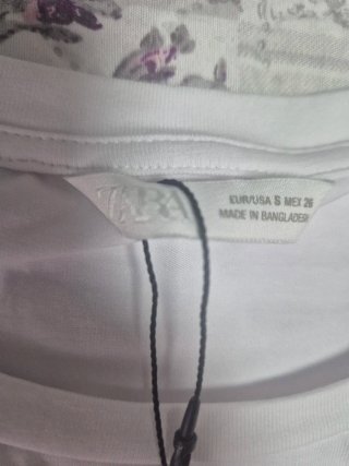 Camiseta blanca básica talla S