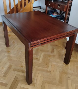 Mesa comedor extensible Banak importa madera.