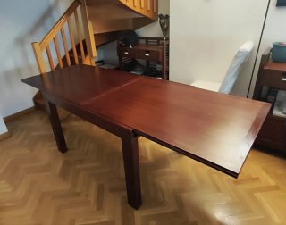 Mesa comedor extensible Banak importa madera.