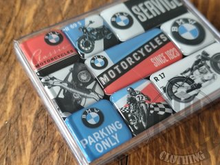 Set 9 magneti BMW Moto Classiche Service