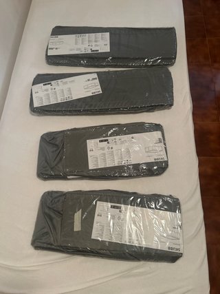 4 Cajas Almacenaje IKEA SKUBB Gris