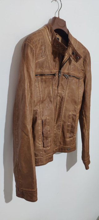 Giacca Guess similpelle marrone donna S