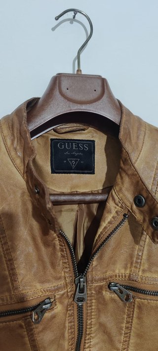 Giacca Guess similpelle marrone donna S