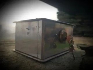Caja Fuerte  o de caudales Vintage con 2 Llaves