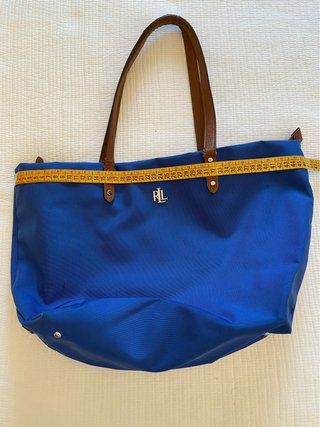 Bolso Lona Ralph Lauren Azul