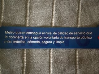 Metro Madrid Prohibido Fumar  Marcapáginas