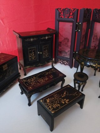 Muebles originales Casa Muñecas Miniatura