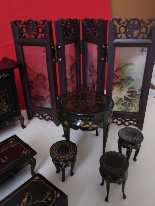 Muebles originales Casa Muñecas Miniatura