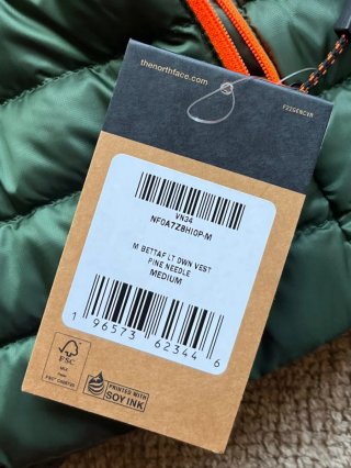 Chaleco The North Face plumón Bettaforca