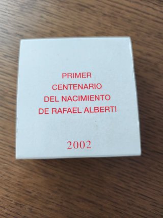 Moneda Plata 10 Euro Rafael Alberti Proof