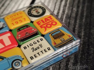 Set 9 magneti Fiat 500