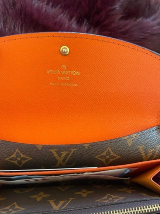 Portafoglio Louis Vuitton monogram marrone
