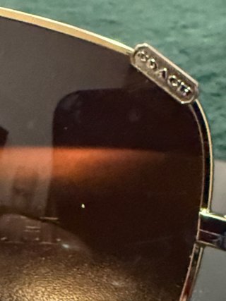 Gafas de Sol COACH Originales Dorado/Marrón
