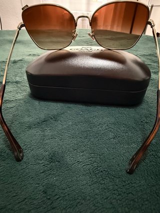 Gafas de Sol COACH Originales Dorado/Marrón